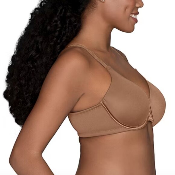 Vanity Fair Full-Figure Smoothing Comfort® Underwire Bra - 76380, Tan Sz 42DD - Picture 3 of 4